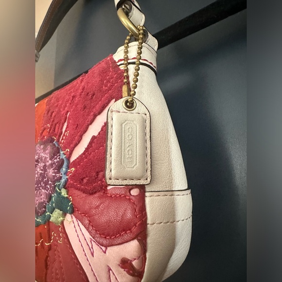 COACH 2005 POPPY BAG LEATHER 9291 DEMI WITH HANGTAG GOLD TONE HARDWARE - Picture 4 of 12